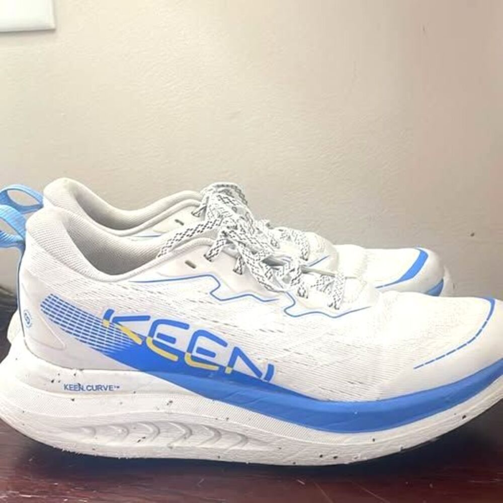 Keen Women's WK400II Walking Shoes White/Blue Size 8Style Code 010824